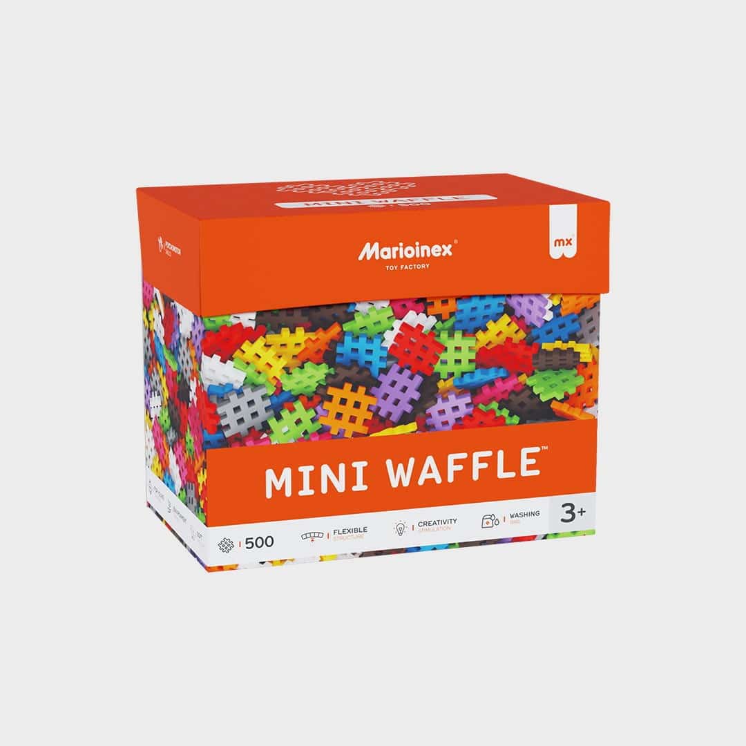 Klocki Marioinex Mini Waffle, 500 Pastelowych