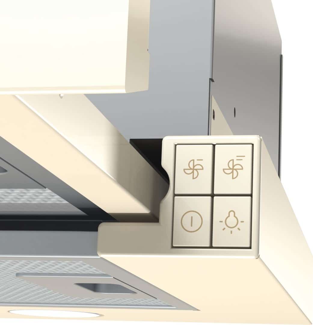 Okap teleskopowy GORENJE BHP62CLI beżowy kremowy