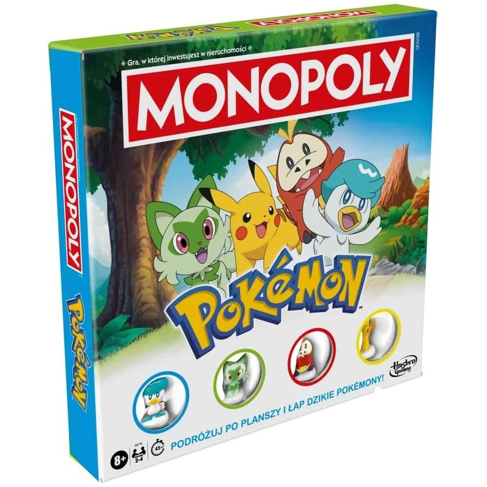 Gra planszowa Hasbro Monopoly Pokémon (edycja polska)