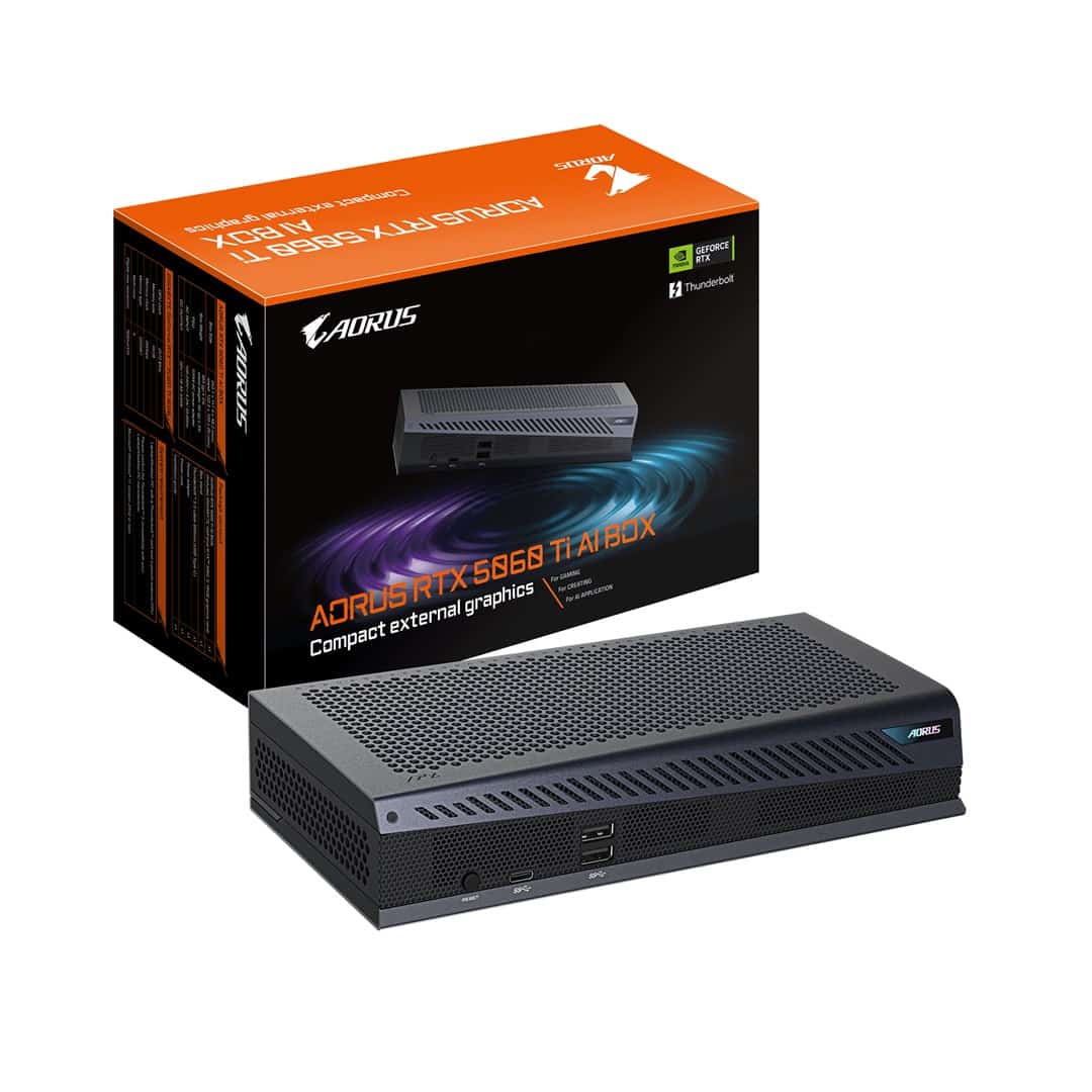 GIGABYTE AORUS RTX 5060 Ti AI BOX 16GB GDDR7