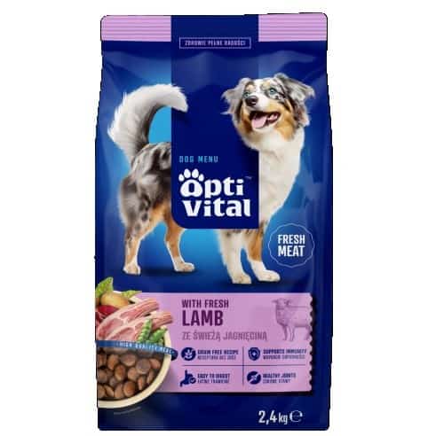 OptiVital Karma Sucha z Jagnięciną 2,4 kg
