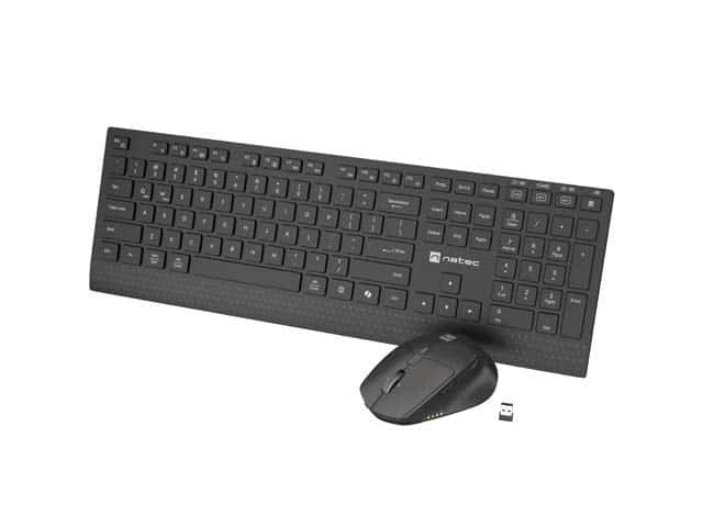 NATEC ZESTAW 2W1 KLAWIATURA MYSZ STINGRAY 2 US BEZPRZEWODOWY