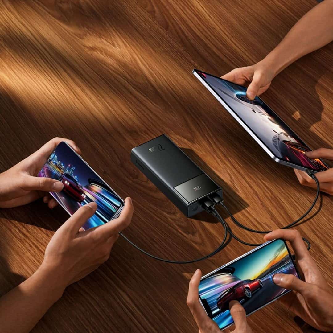 Powerbank Baseus EnerFill FP41 30000mAh 22.5W z kablem USB-A - USB-C 3A, czarny