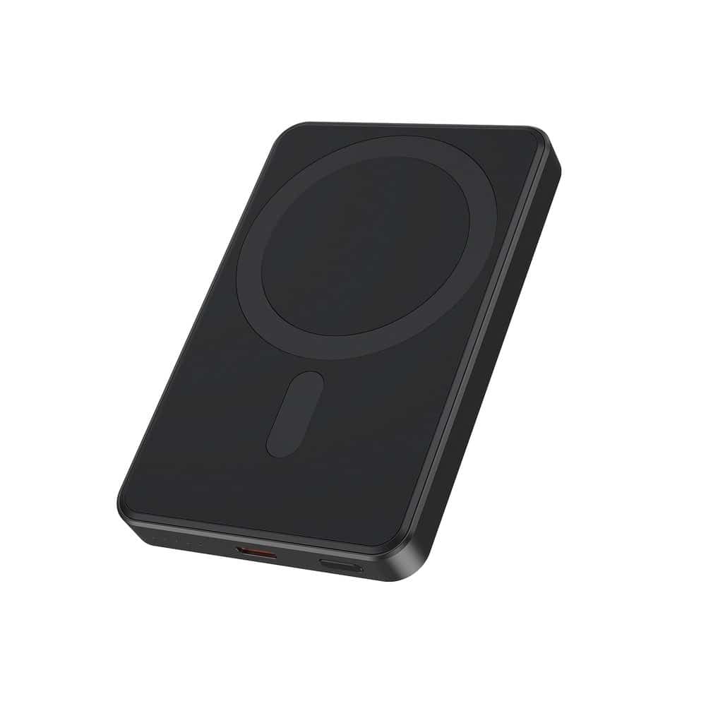 GEMBIRD POWERBANK Z ŁADOWANIEM BEPRZEWODOWYM 15W 5000MAH, CZARNY