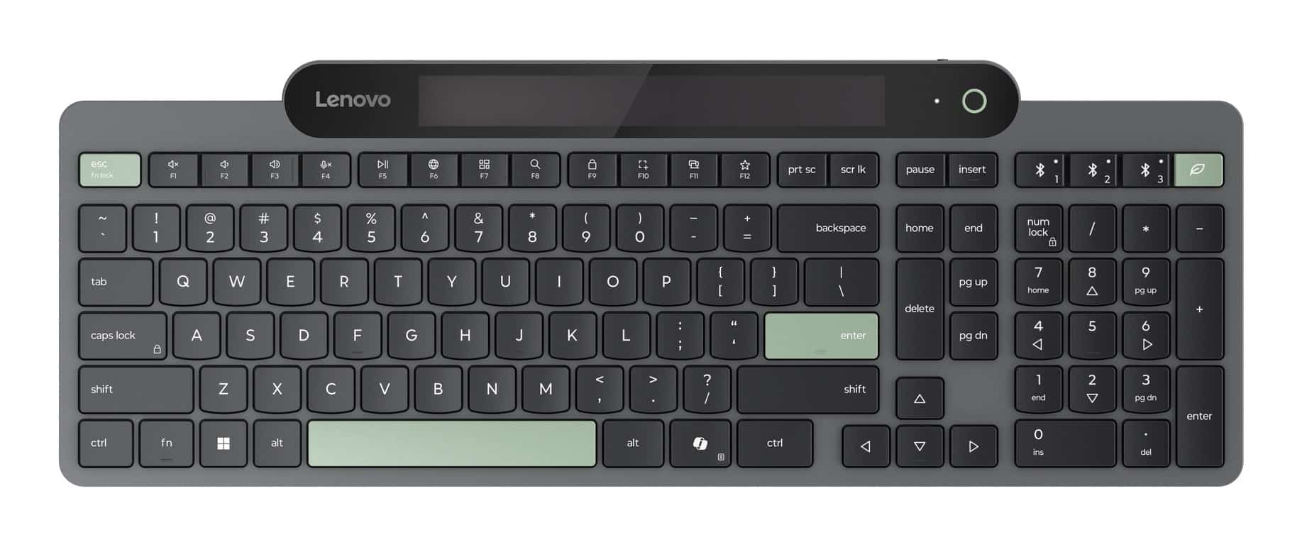 Lenovo Self-Charging Bluetooth Keyboard-US English 4Y41R69489
