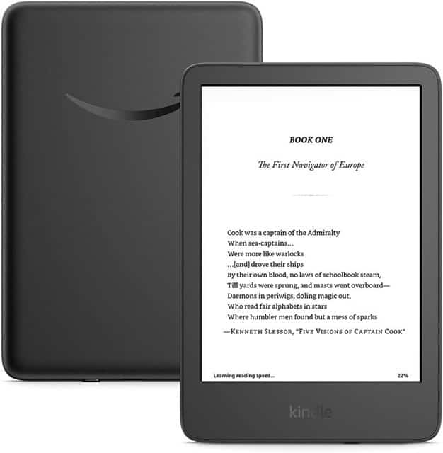 Ebook New Kindle (11th Generation) - 2024 release 6” glare-free 16GB Wi-Fi (Ad-supported) Black (WYPRZEDAŻ)