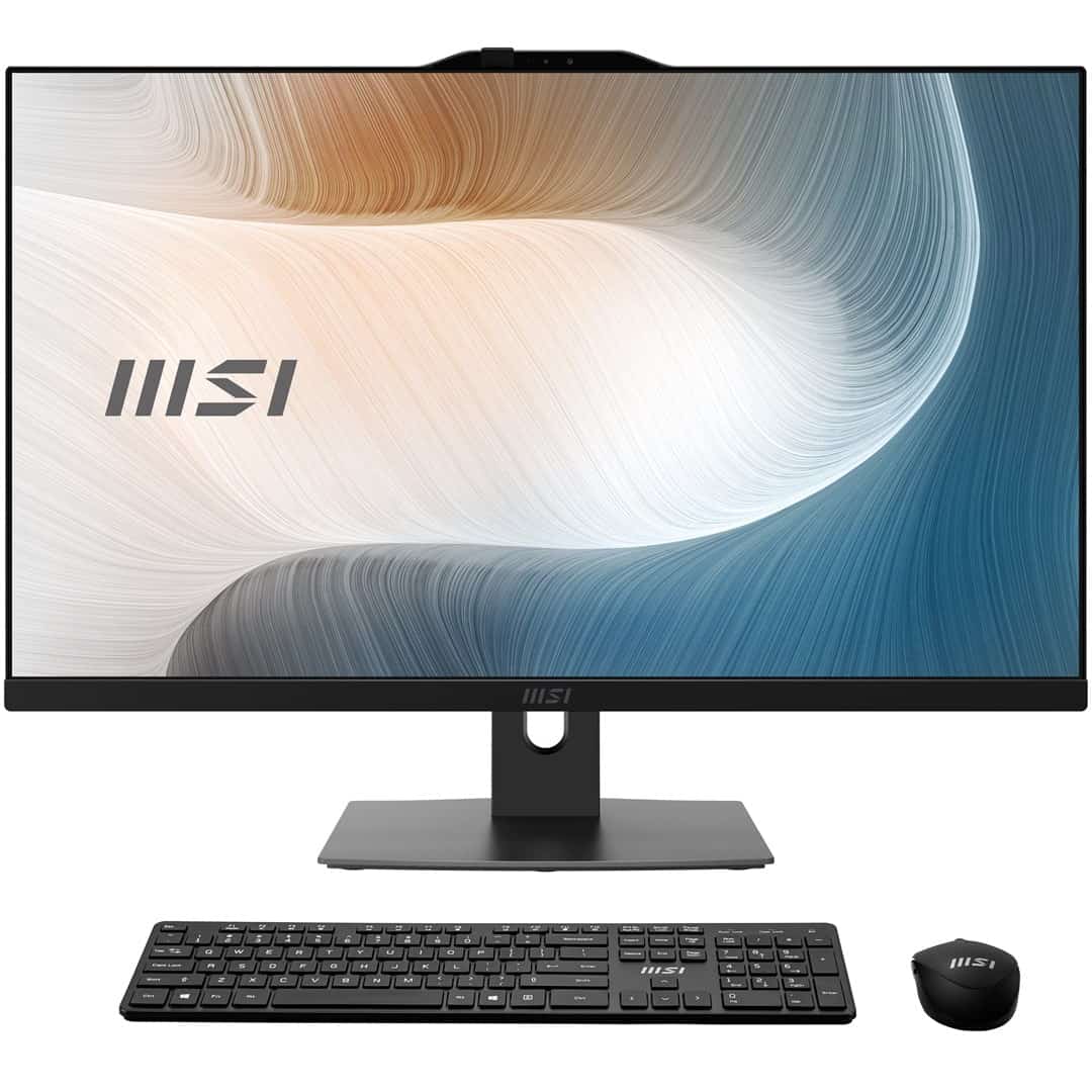 Komputer All-in-One MSI Modern AM272P 27" IPS FHD, Intel Core i5-120U, 16GB RAM, 512GB SSD, WiFi 6E, czarny, bez systemu operacyjnego