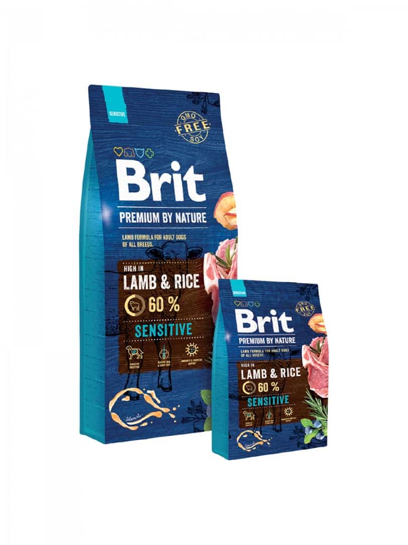 BRIT PREMIUM BY NATURE Sensitive Lamb & Rice 3kg (WYPRZEDAŻ)