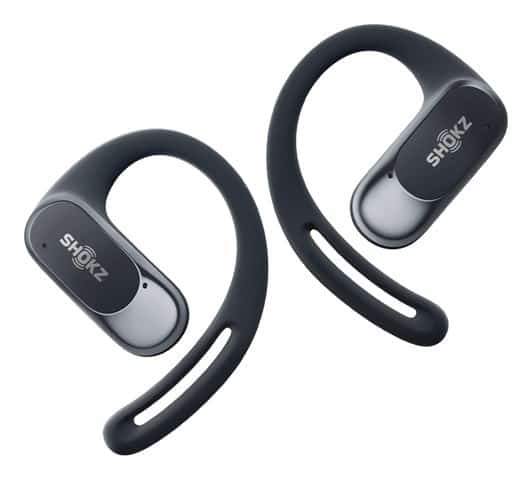 Słuchawki douszne bezprzewodowe Shokz OpenFit Air czarne (OUTLET)