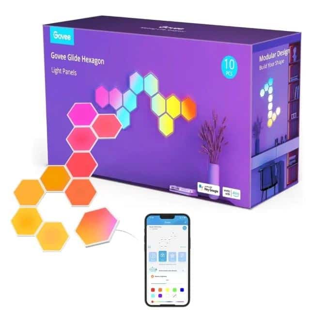 Govee Panele świetlne Glide Hexa (10 paneli) H6061