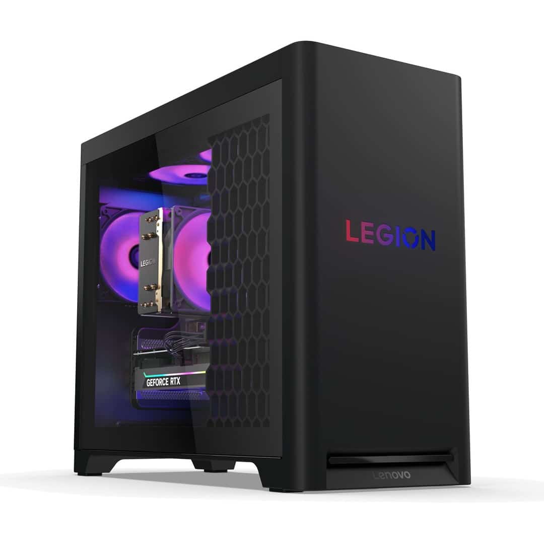 Komputer Gamingowy Lenovo Legion T5 - Ryzen 5 7600, 32GB DDR5, 1TB SSD, RTX 5060 8GB, 500W, Eclipse Black
