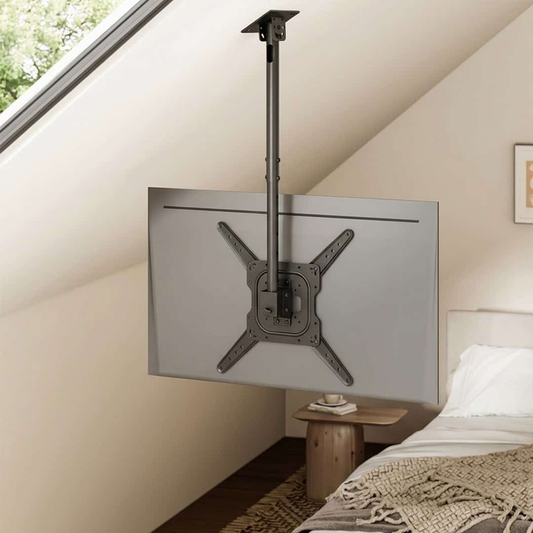 MACLEAN UCHWYT / WIESZAK SUFITOWY DLA TV, MAX. OBCIĄŻENIE 35KG, 23-55", MAX VESA 400X400 MC-174