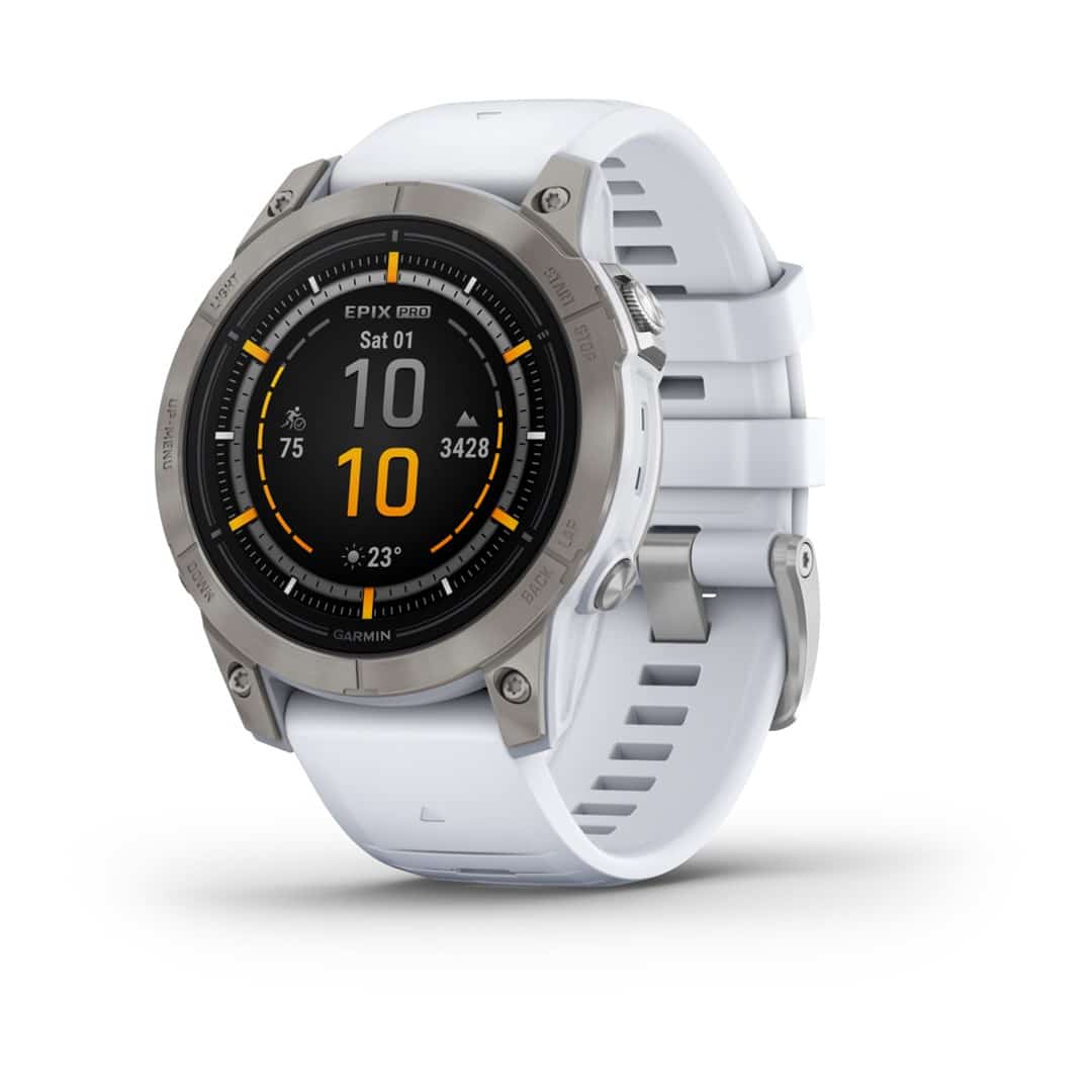 Zegarek sportowy Garmin Epix Pro 2 Sapphire 47mm Titanium Whitestone