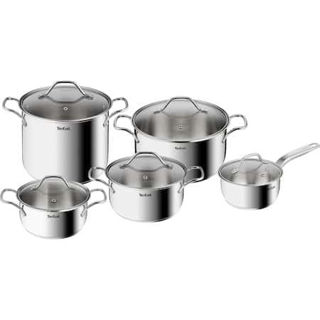 Zestaw garnków TEFAL Intuition 10 elem. B864SA74