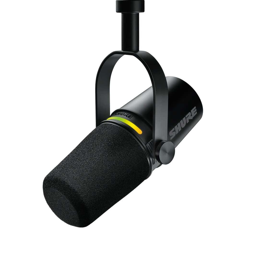 Mikrofon lektorski Shure MV7+ K, XLR/USB-C, czarny (Outlet)