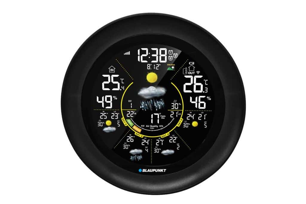 Stacja pogodowa Blaupunkt WS65BK APP, czarna