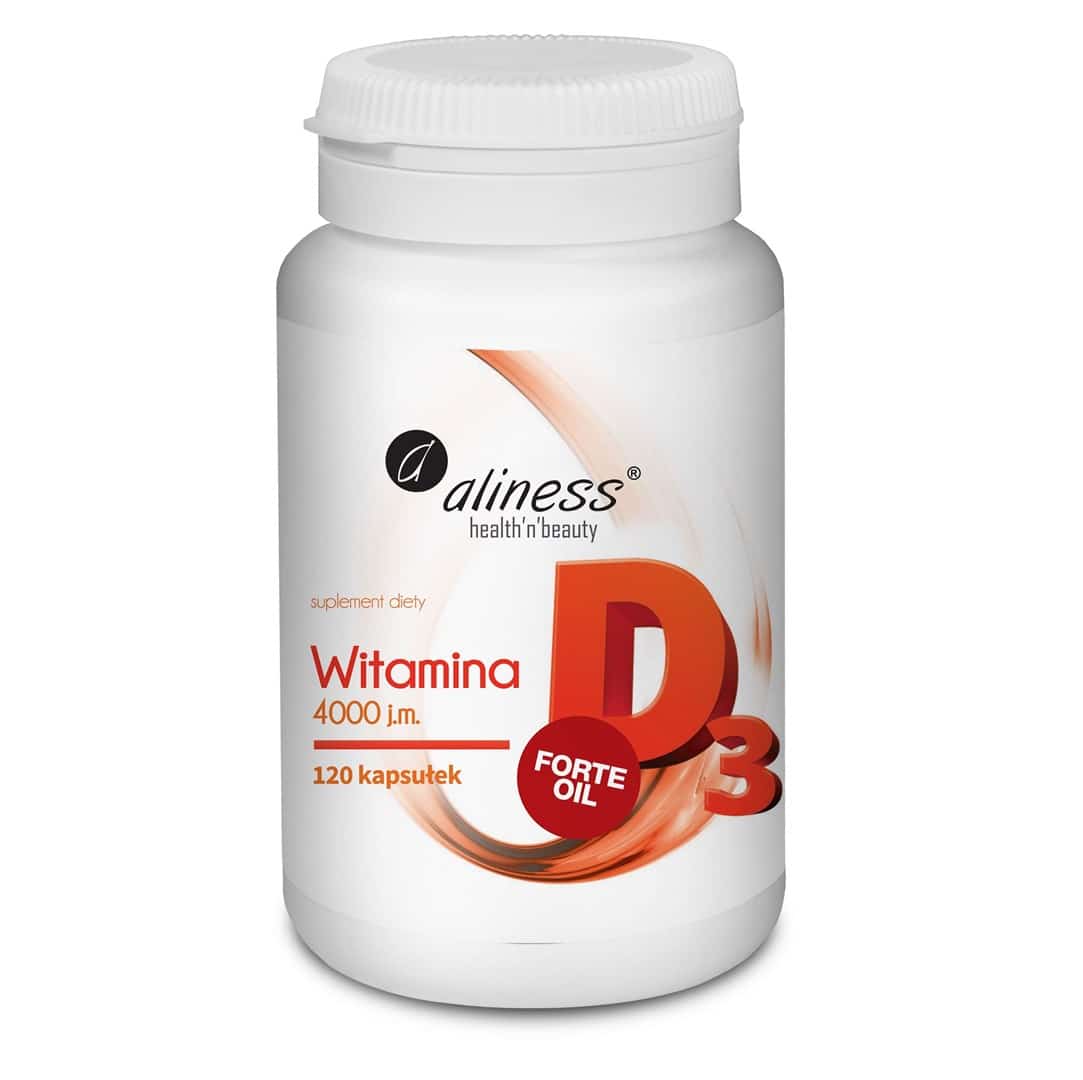 Aliness Witamina D3 Forte Oil 4000 j.m. x 120 caps