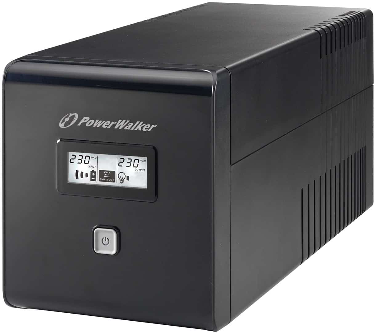 Zasilacz awaryjny UPS Power Walker Line-Interactive VI 1000 LCD 1000VA, 2x Schuko + 2x IEC C13, RJ11/45, USB, wyświetlacz LCD
