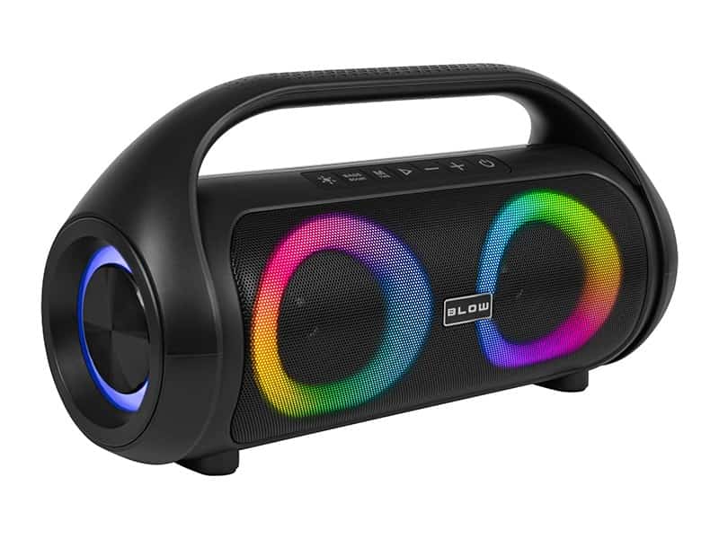 Głośnik Bluetooth BLOW Soundwave - przenośny głośnik bezprzewodowy z wysokiej jakości dźwiękiem i długim czasem pracy na baterii. Idealny do użytku na zewnątrz i w podróży.