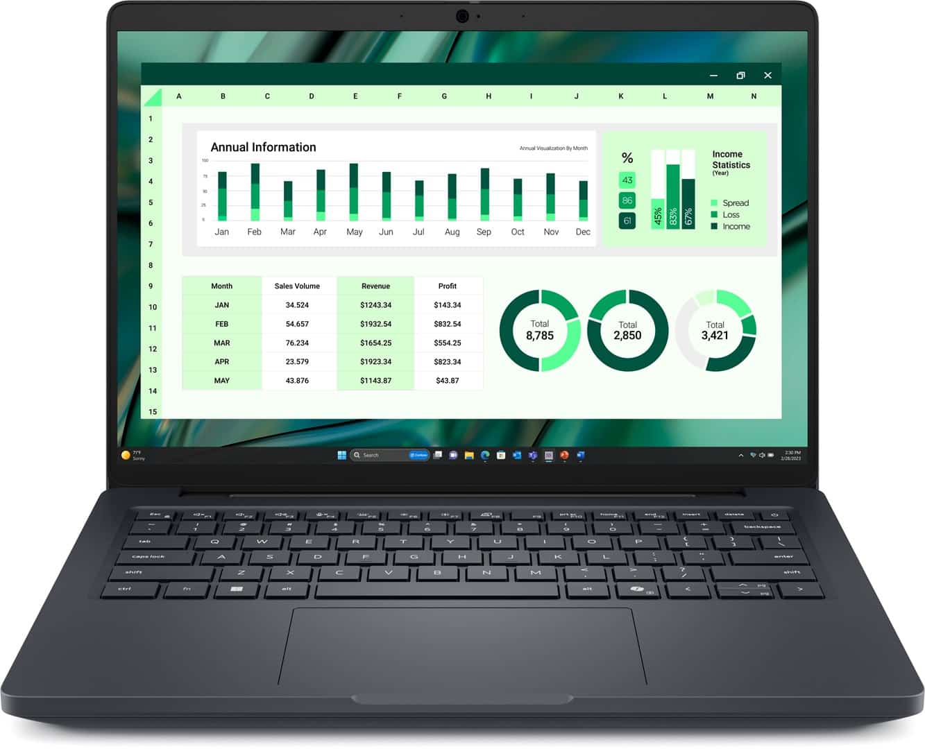 Dell ProMax 14 MC14250 Ultra - Laptop Biznesowy 14" FHD+ IPS 300 nitów Matowy 16GB LPDDR5x 512GB SSD NVIDIA RTX PRO 500 6GB Windows 11 Pro 3 lata ProSupport