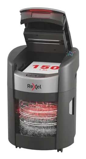Niszczarka dokumentów Rexel ShredMax AutoFeed+ 150M, P5, 150 kartek, 15 l kosz