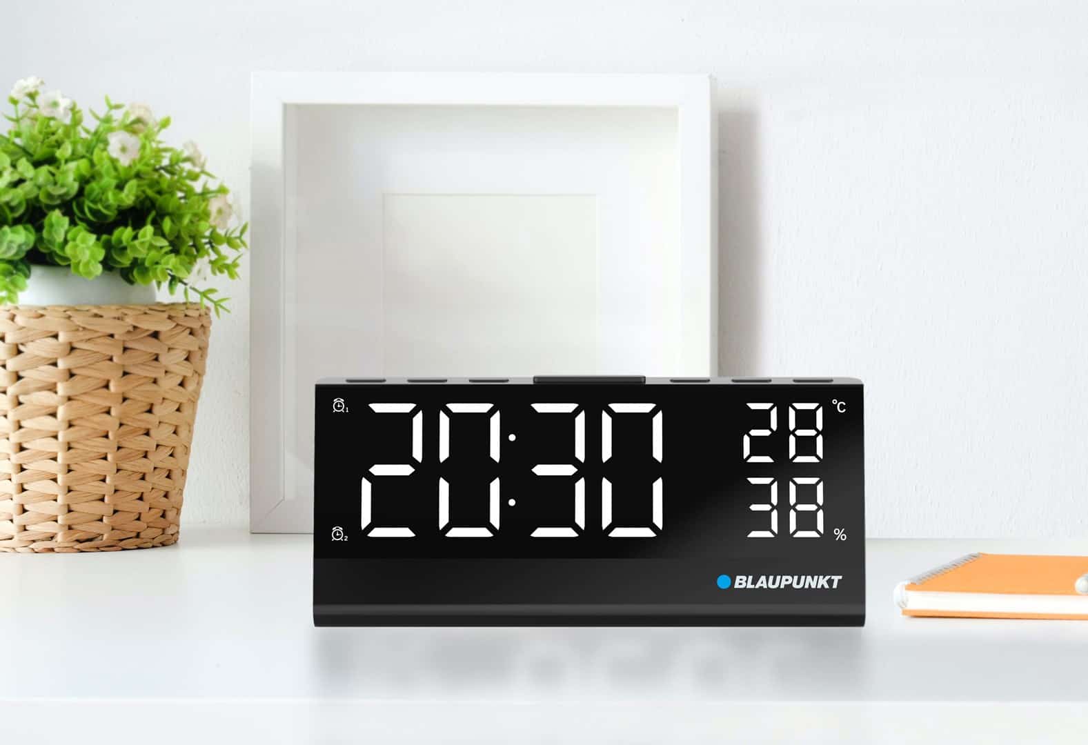 Radiobudzik Gembird CR10ALU