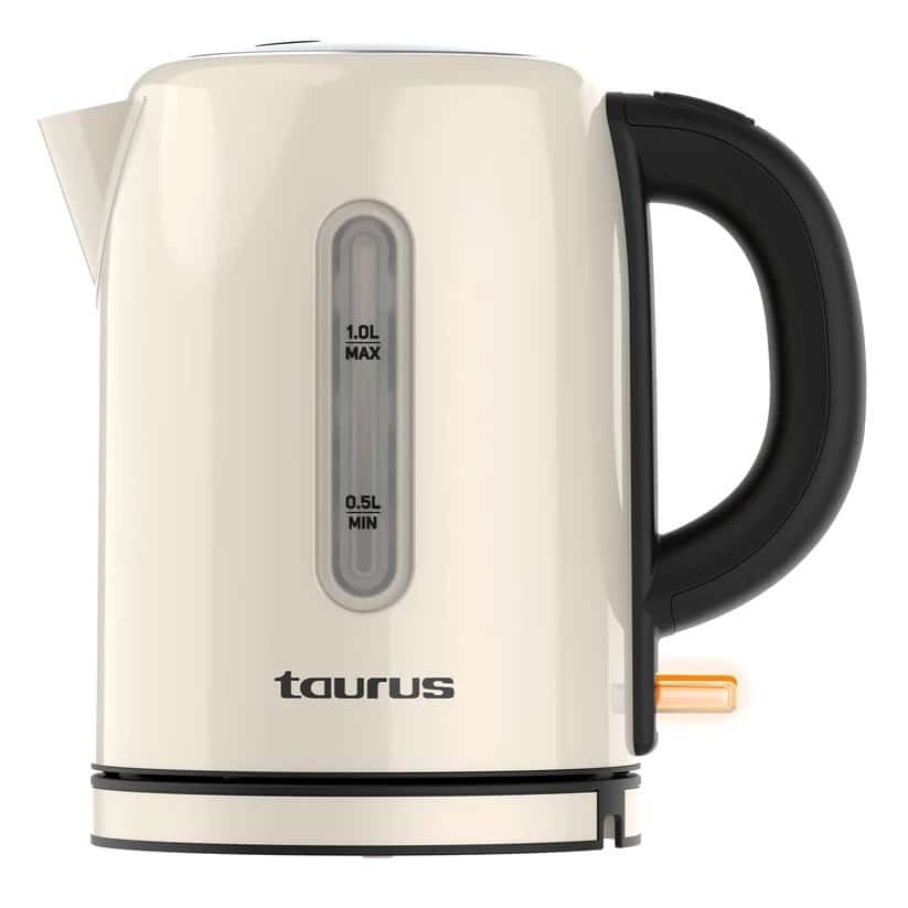 Czajnik elektryczny Taurus Vintage Compact 1l, kremowy
