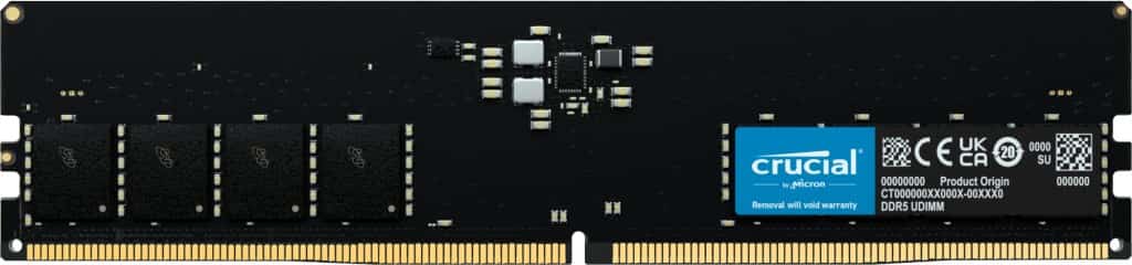 Pamięć RAM Crucial UDIMM 16GB DDR5 5600MHz PC5-44800