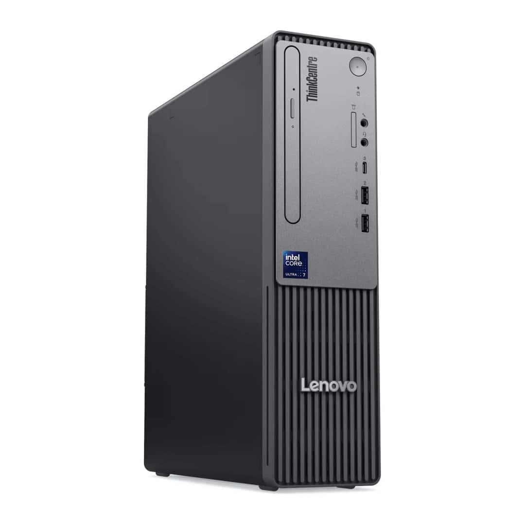 Komputer Biznesowy Lenovo ThinkCentre Neo 50s G6 SFF Ultra 3 - 16GB DDR5 5600 SSD 512GB, Intel Graphics, DVD-RW, WLAN+BT, Windows 11 Pro, Raven Black, 3 lata OnSite