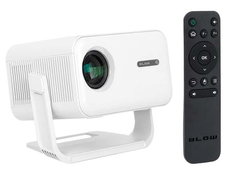 Projektor przenośny BLOW MaxView AndroidTV FullHD biały