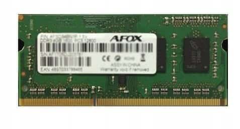 Pamięć SO-DIMM AFOX DDR3 8GB 1866MHz AFSD38CK1P