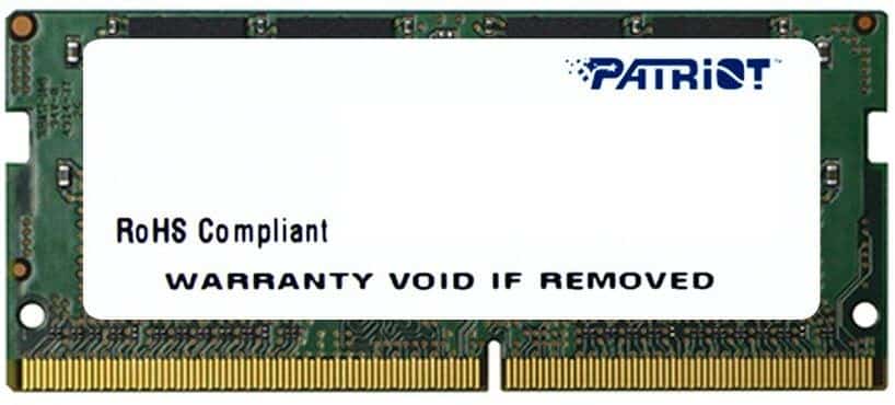 Pamięć RAM Patriot Signature PSD48G240081S (DDR4 SO-DIMM; 8 GB; 2400 MHz; CL17)