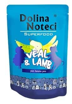 Mokra karma dla psa Dolina Noteci Superfood Cielęcina i Jagnięcina - 300 g