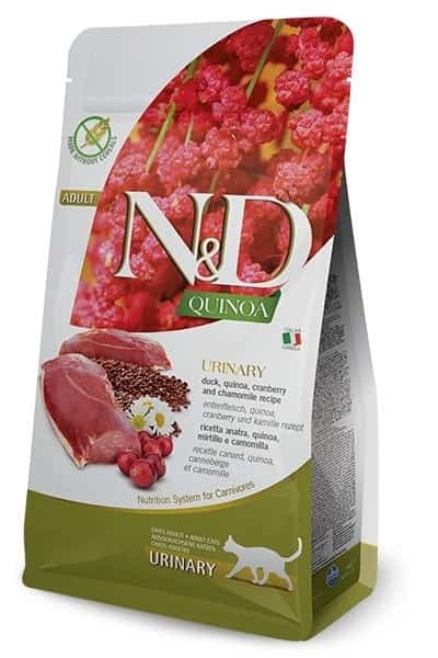 Sucha karma dla kota Farmina N&D Quinoa Urinary z kaczką - 5 kg (Outlet)