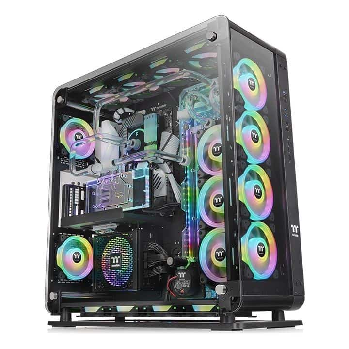 Obudowa komputerowa Thermaltake Core P8 Black z hartowanym szkłem