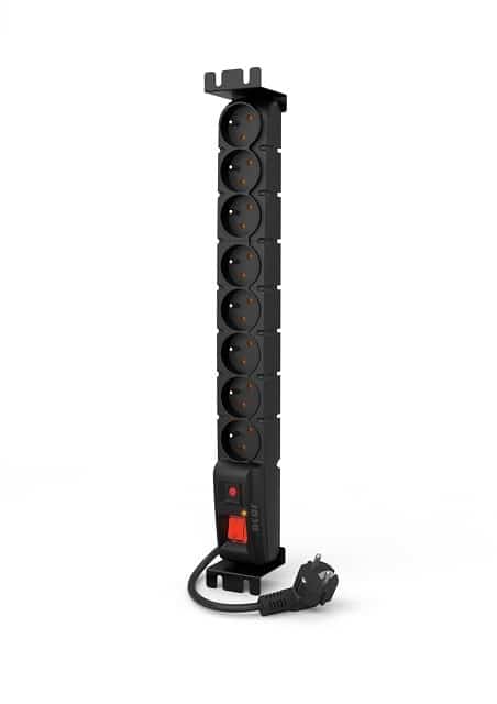 Listwa zasilająca Acar S8 FA RACK (5m, czarna)