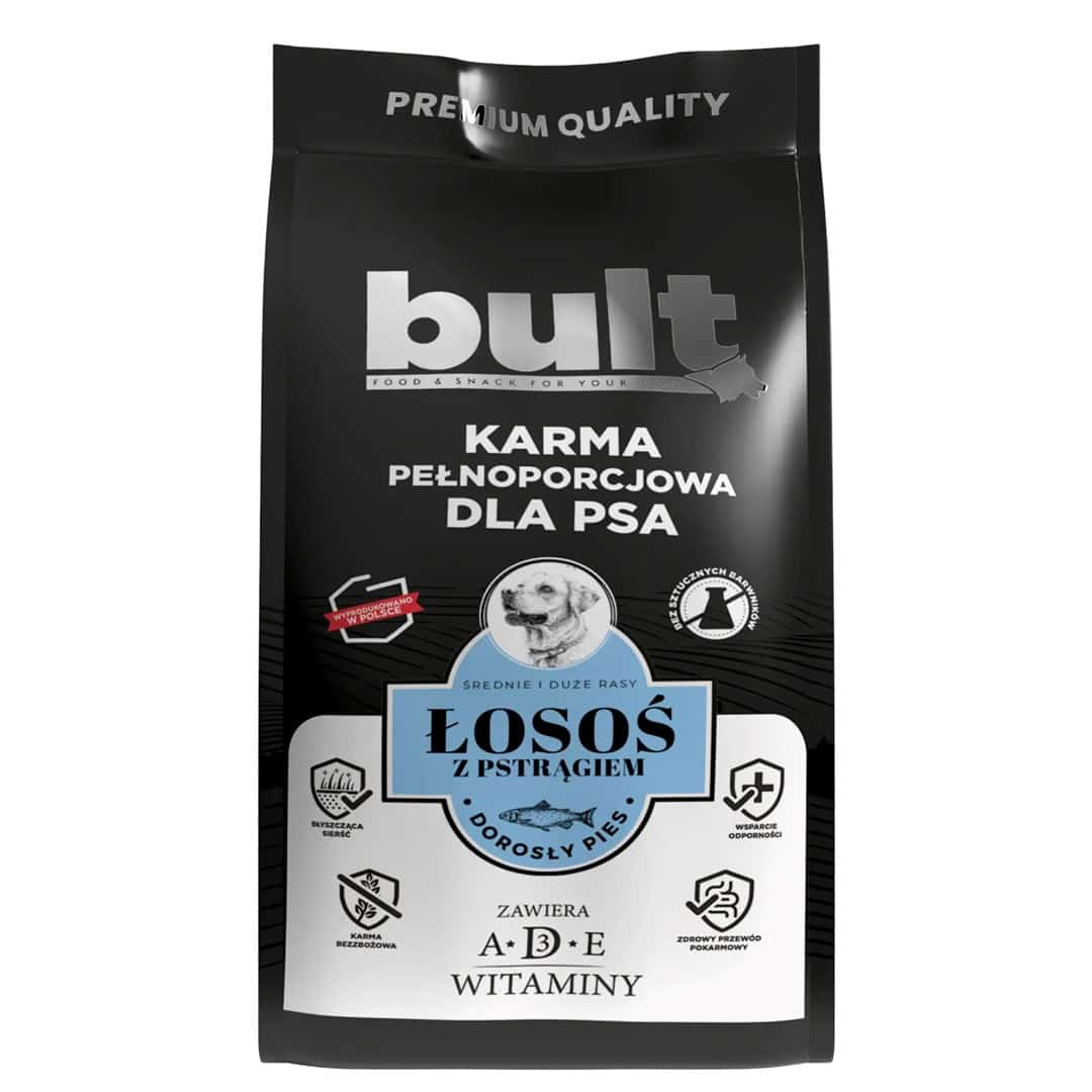 Karma sucha BULT dla psa z łososiem i pstrągiem 3kg