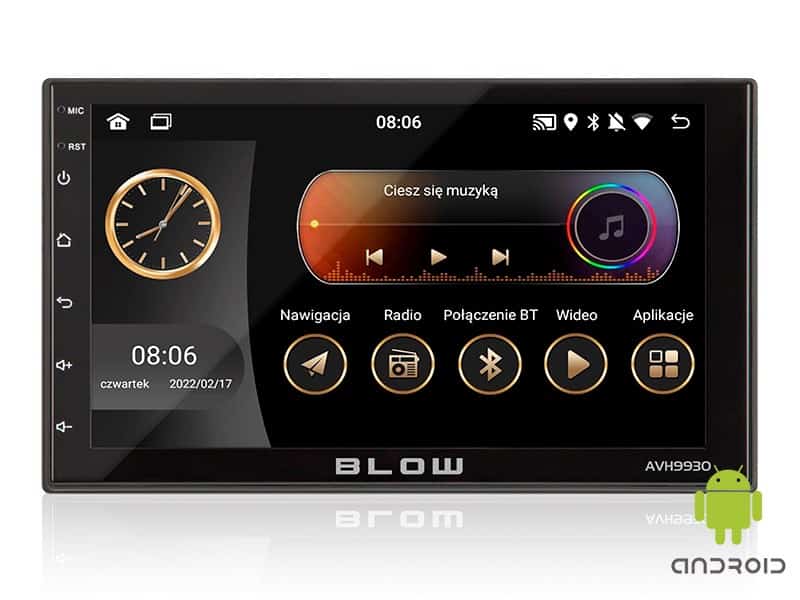 Radioodtwarzacz BLOW AVH-9930 2DIN 7" z GPS i Androidem
