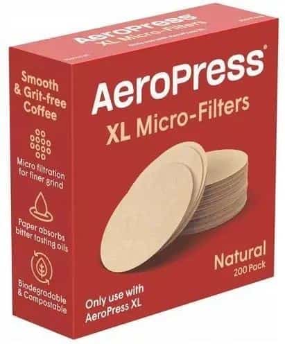 Filtry papierowe XL 200 sztuk do AeroPress