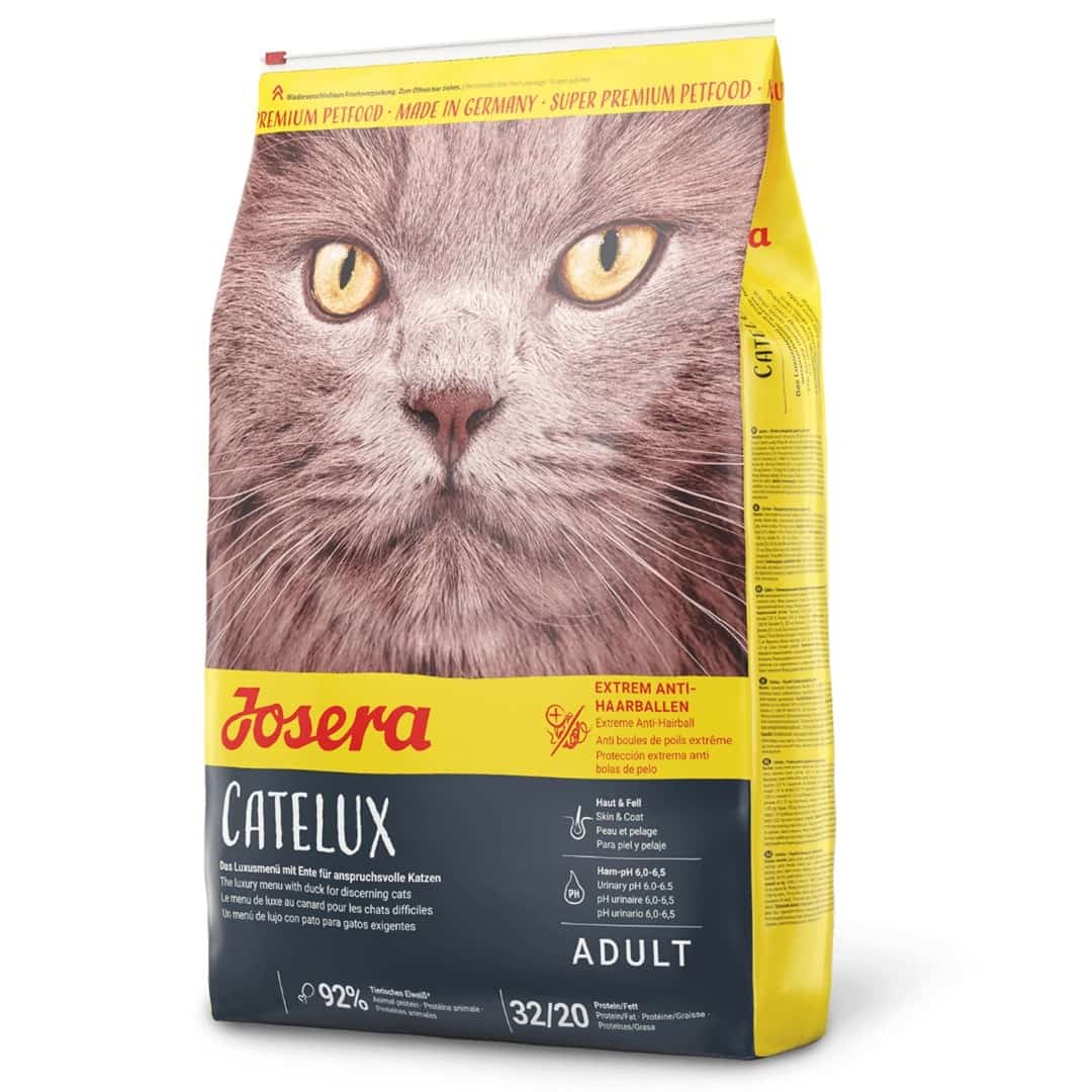 Josera Catelux - Sucha karma dla kotów długowłosych - 400g