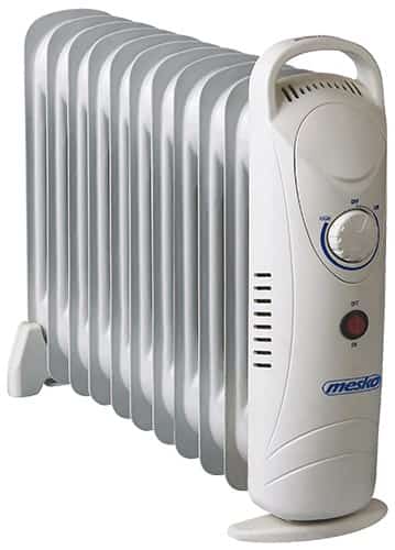 Grzejnik olejowy MESKO MS 7806 11 żeberek (1200W, biały)