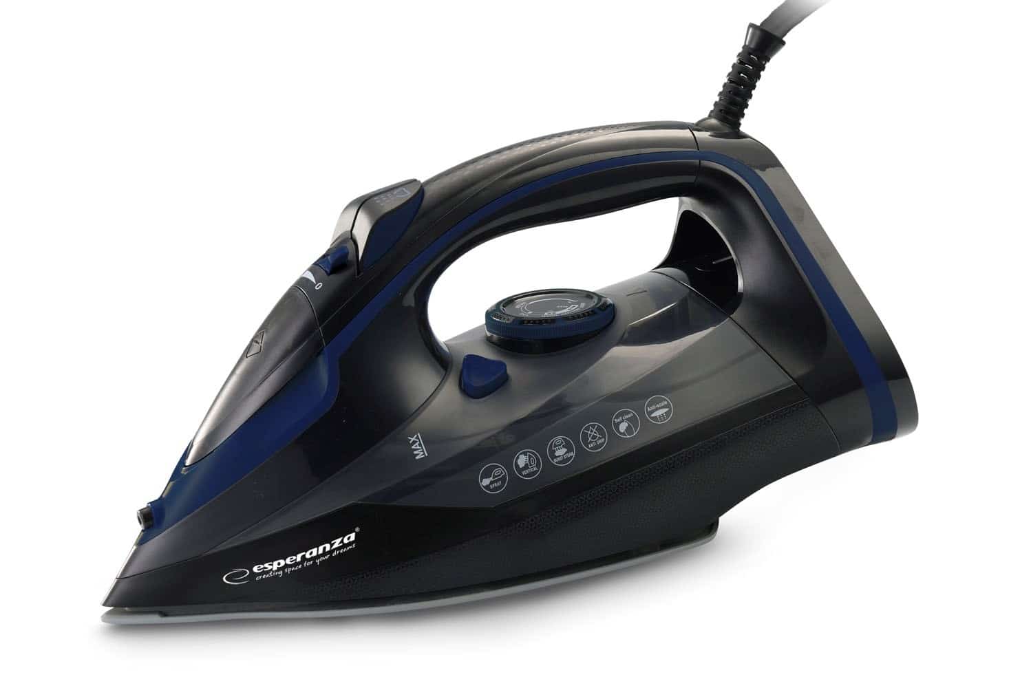 ESPERANZA ŻELAZKO PAROWE RAYON 2600W EHI012