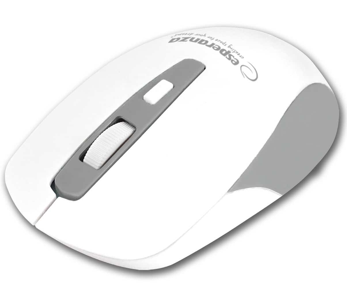 Mysz bezprzewodowa Esperanza Sargas 4D, biała, Bluetooth EM130W