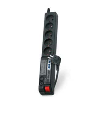 Listwa przeciwprzepięciowa Acar 504WF (3m, czarna)