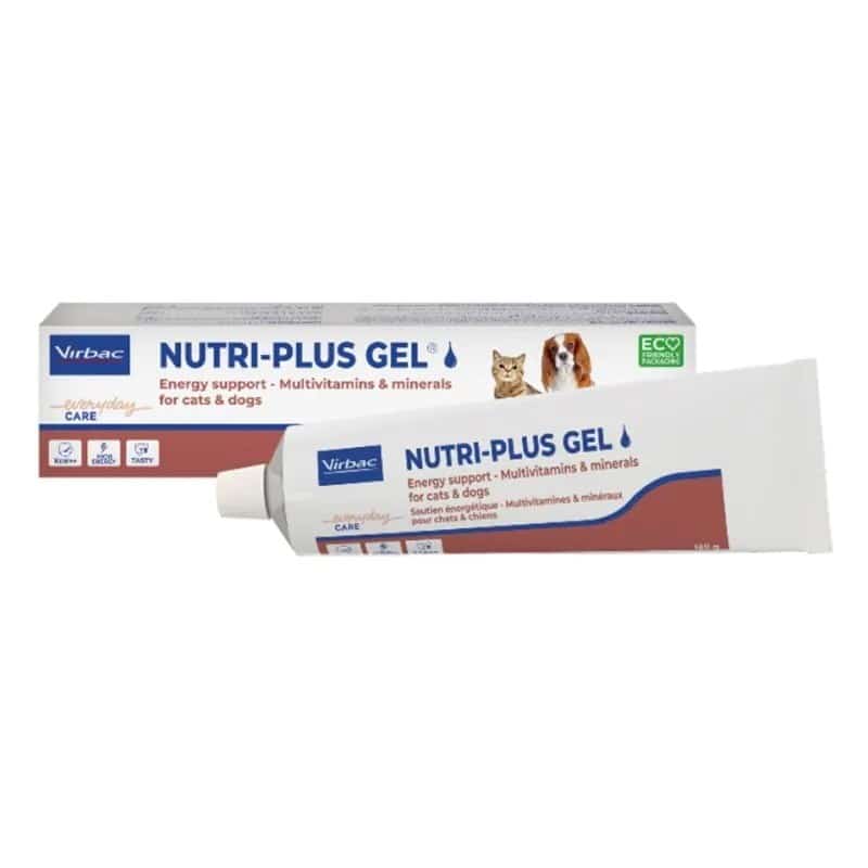 Virbac Nutri-Plus Gel 120g+C - Witaminowy żel dla psów i kotów