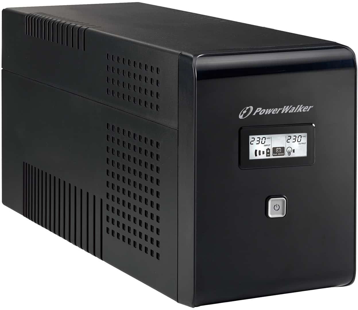 Zasilacz awaryjny Power Walker UPS Line-Interactive 2000VA, 2 gniazda Schuko + 2 gniazda IEC C13, ochrona RJ11/45, wyświetlacz LCD, port USB