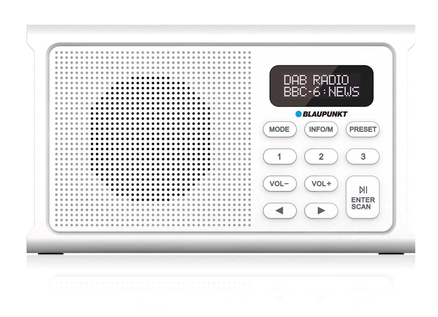 Radio przenośne Blaupunkt DAB DR3WH, białe