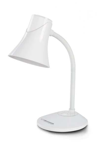 Lampka biurkowa Esperanza Polaris biała ELD111W