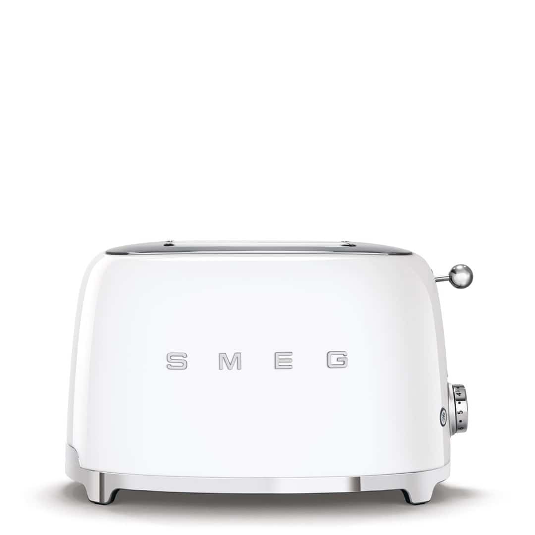 Toster SMEG TSF01WHEU - Biały, 2 kromki, styl retro