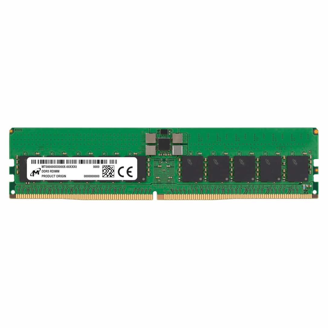 Pamięć serwerowa Micron RDIMM DDR5 32GB 4800MHz z ECC